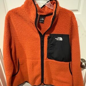 The North Face Vibrant Orange Fleece Jacket